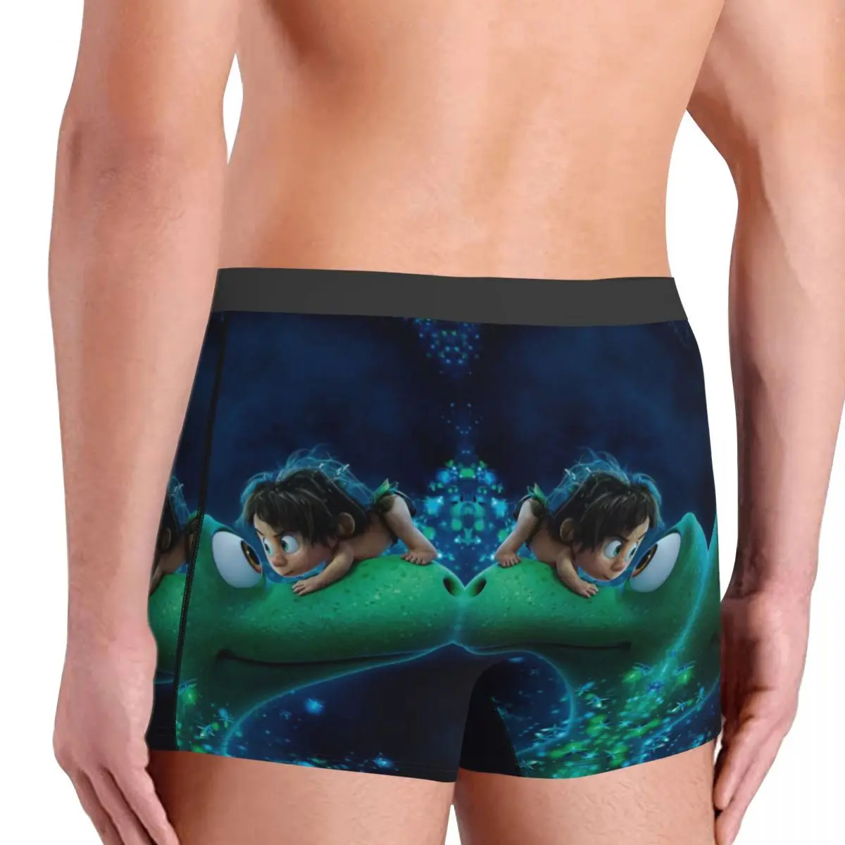 Arlo And Spot Disney The Good Dinosaur Underpants Breathbale Panties Man Underwear Print Shorts Boxer Briefs