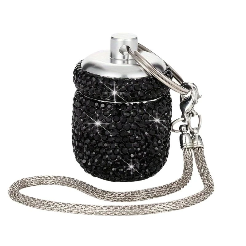  Elegant Waterproof Pills Containers 7 Day Sturdy Vitamin Organizers for On The Way Daily Use Sturdy Aluminum Alloy