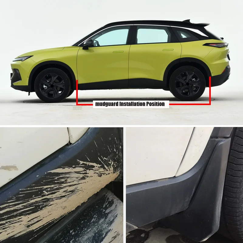 TONLINKER Car Mudguard For BAIC BEIJING X55 2022 2023- Mud Flaps Mudguards Splash Guards Front Rear Fender Mudflaps Accessories