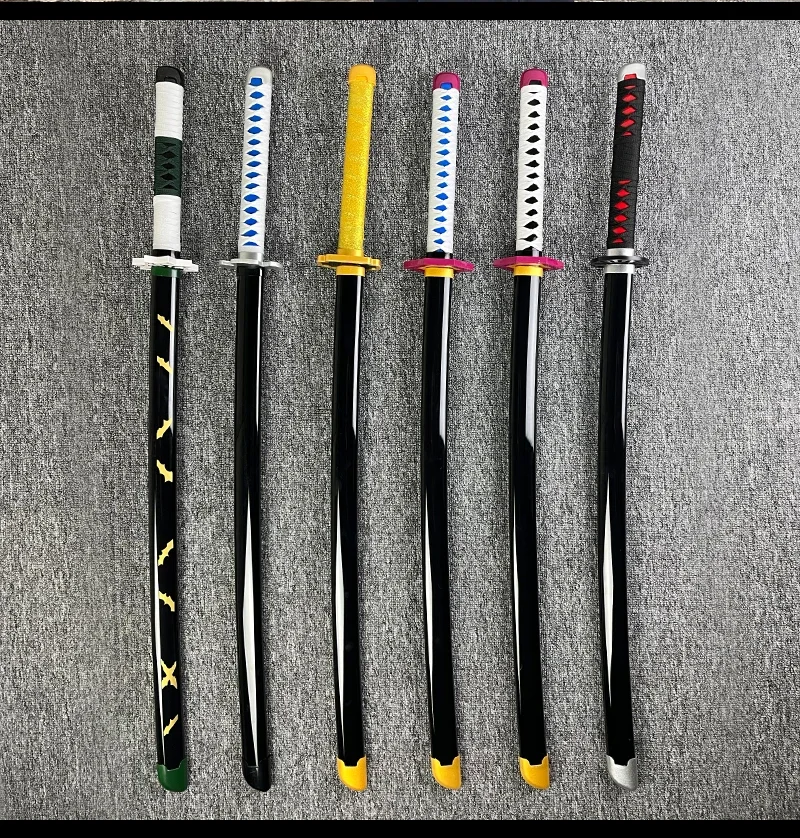 40inch Demon Slayer Katana Schwert Anime Kimetsu No Yaiba Mitsuri Cosplay Ninja Knife Real Size Japanese Samurai Sword Toy Gift – Detail 3