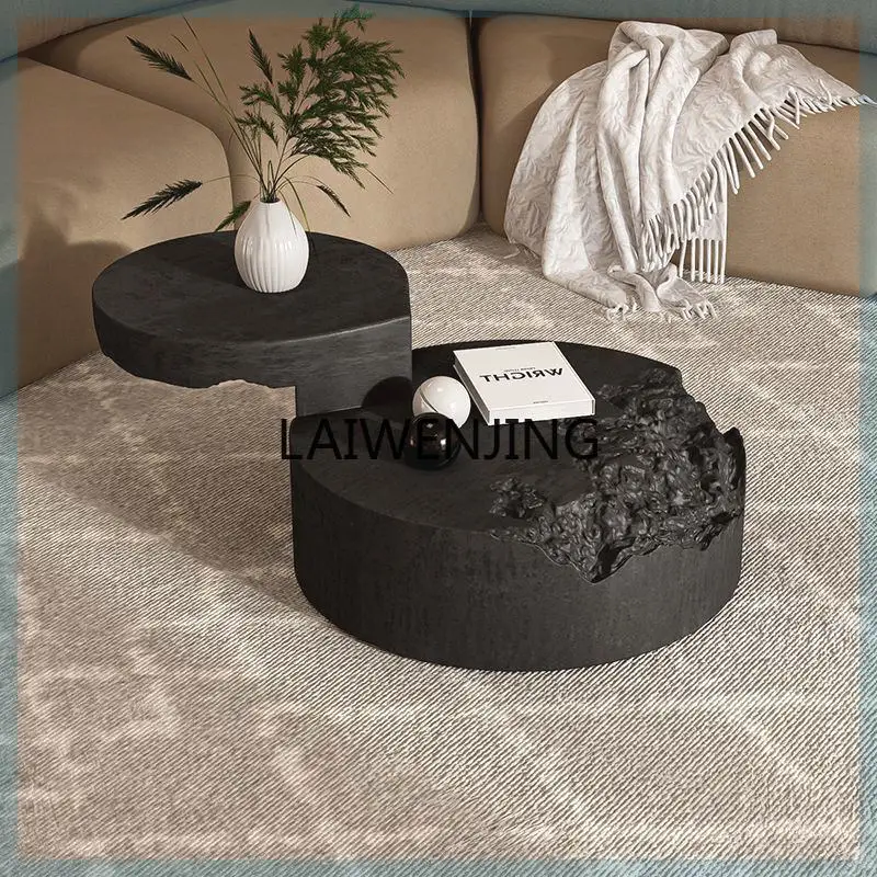 

SGF thriving coffee table round creative high and low minimalist display table