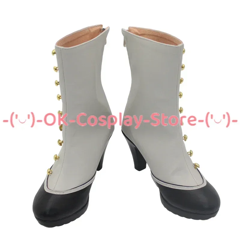 [Customized] Game Project Sekai Colorful Stage Anniversary Rin Cosplay Shoes Anime Roleplay Prop Halloween Party PU Leather Boot