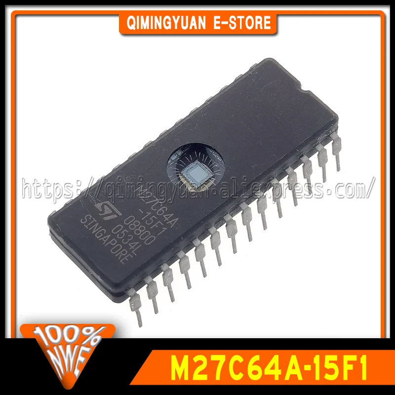 1~10PCS/LOT M27C64A-15F1 M27C64A 15F1 DIP28 100% New Spot stock