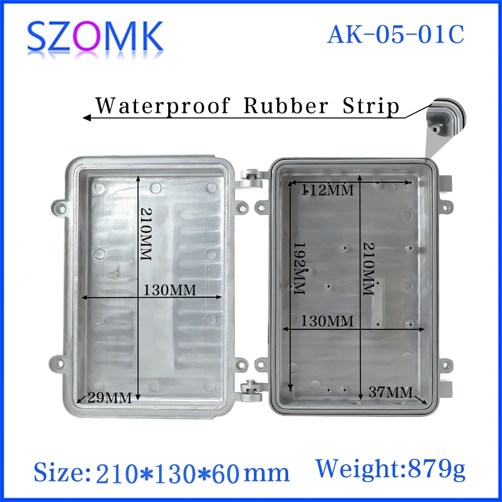 210x130x60mm Outdoor AP Bridge Amplifier Housing Aluminum Enclosure Box Aluminum Housing Metal Enclosures Small Case Switch Box