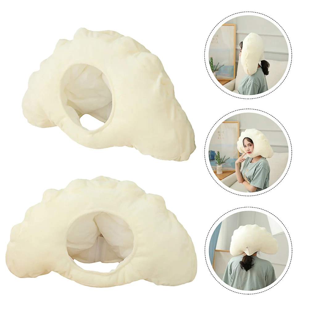 Party Supplies Dumpling Headgear Miss Inflatable Halloween Costume Novelty Plush and Cotton Hat