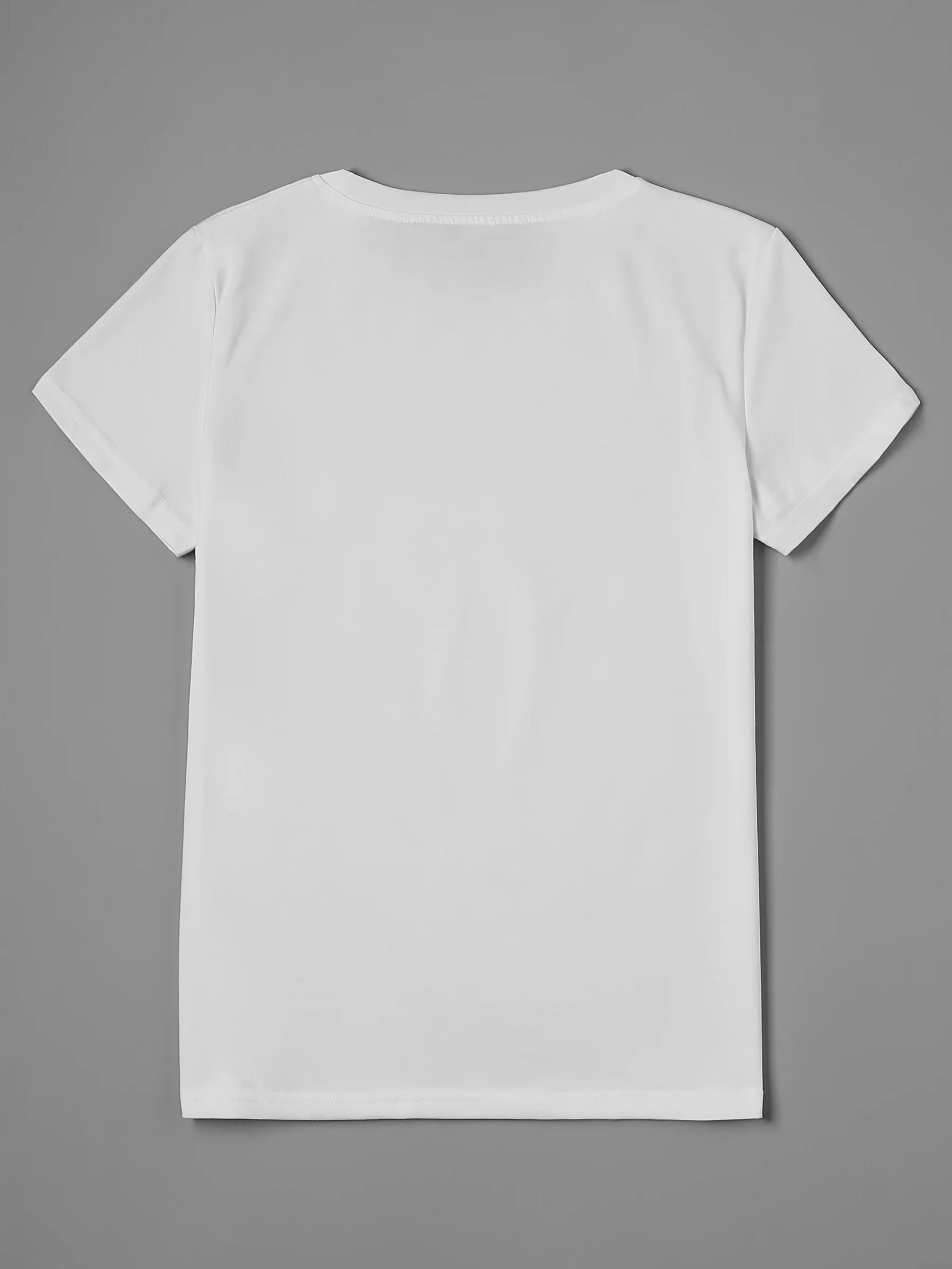 T-Shirt manches courtes col rond femme, décontracté, imprimé papillon violet, léger et respirant, à la mode, été