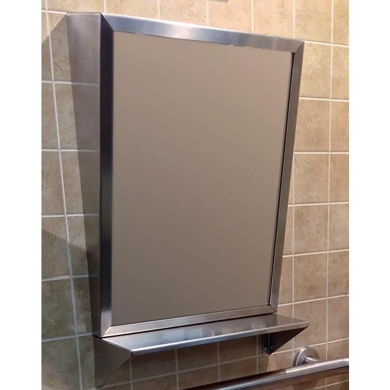 ADA Fixed Tilt Mirror - 18 inches Wide by 30 inches Tall