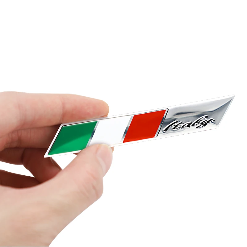 Car Stickers 3D Aluminum Auto Logos Stickers For Alfa Romeo 4C 159 Spider Giulia Giulietta 156 Tonale Car Body Decoration Paster