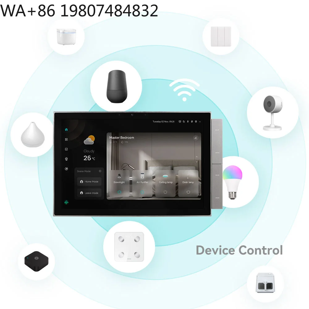 10.1 Inch Infrared Remote Smart Home Central Panel Zigbee Bluetooth WiFi Alexa Voice Scene Automation Touch Screen