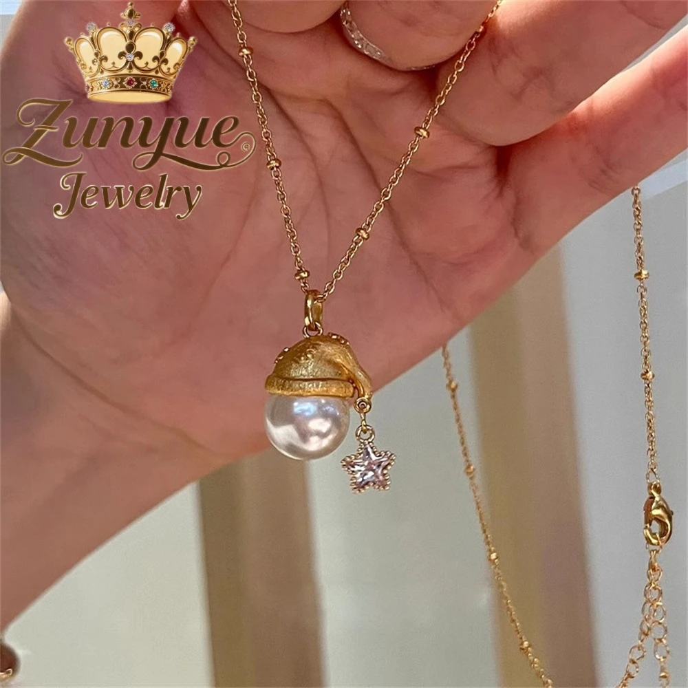 

Pearl Pendant Necklace For Women, A High-End And Versatile Summer Sweater Chain, Collarbone Neck Chain Accessory Fashion Jewelry