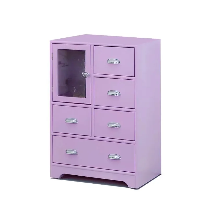 Dopamine figure cabinet storage bucket cabinet living room locker porch cabinet multi-bucket display cabinet dining side cabinet