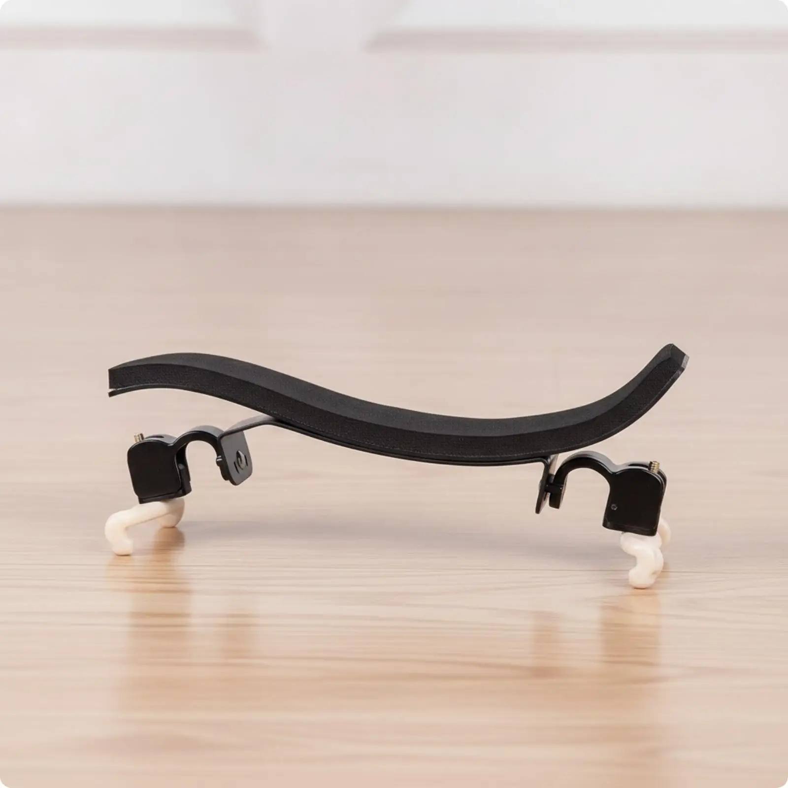 Violin Shoulder Rest for 1/2 Size Violin with Adjustable Sideways Angle Height Length Span Settings Cushion Support