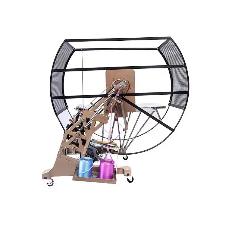 

PE Rope Elastic Strapping Machine Plastic Bundle Bale Twist Tying Wrapping Machine for Carton Box