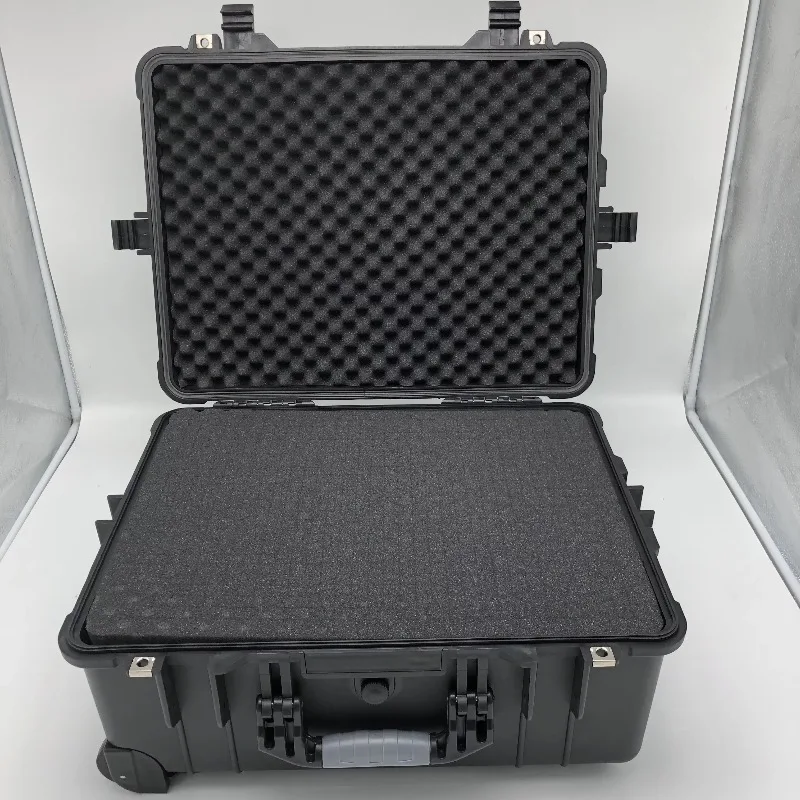 DPC113 Custodia da volo in plastica dura personalizzata professionale bella e generosa per strumenti e attrezzature