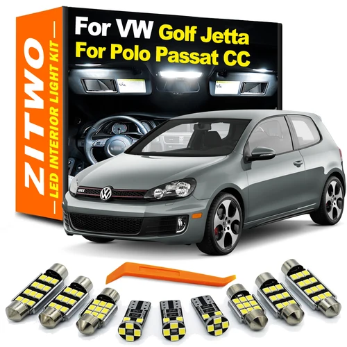 Bombilla LED para coche, Kit de luz de lectura para maletero Interior, para VW Volkswagen Golf Jetta 3 4 5 6 7 Passat B5 B6 B7 B8 CC Polo 6R 6C 9N 6N