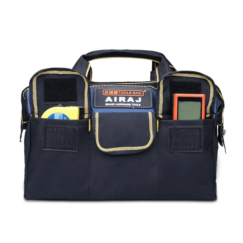 Multifunctional Tool Bag Rubber Bottom Wear-resistant Thickened Oxford Cloth Hardware Tool Bag Portable Repair Electrician Bag