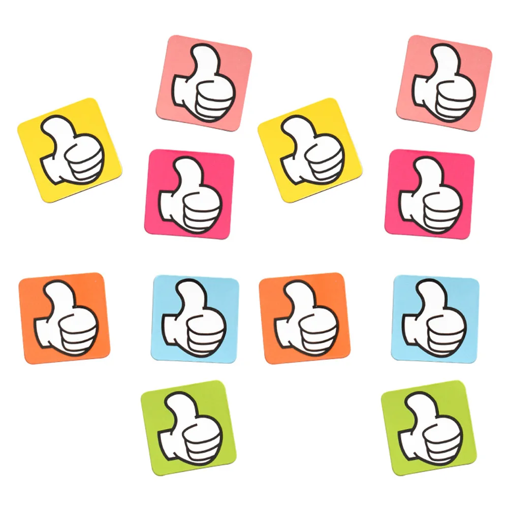 

120pcs Magnetic Reward Stickers Thumb Printed Incentive Decals For Whiteboard Chalkboard Fridge Teaching Aids Motivational