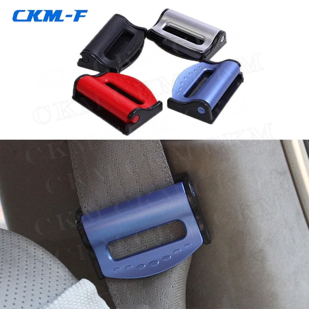 

2PCS Car Safety Seat Belt Buckle Clip Seatbelt Stopper Adjuster Clip To Relax Shoulder Neck Car Strap Clips Car Accessories