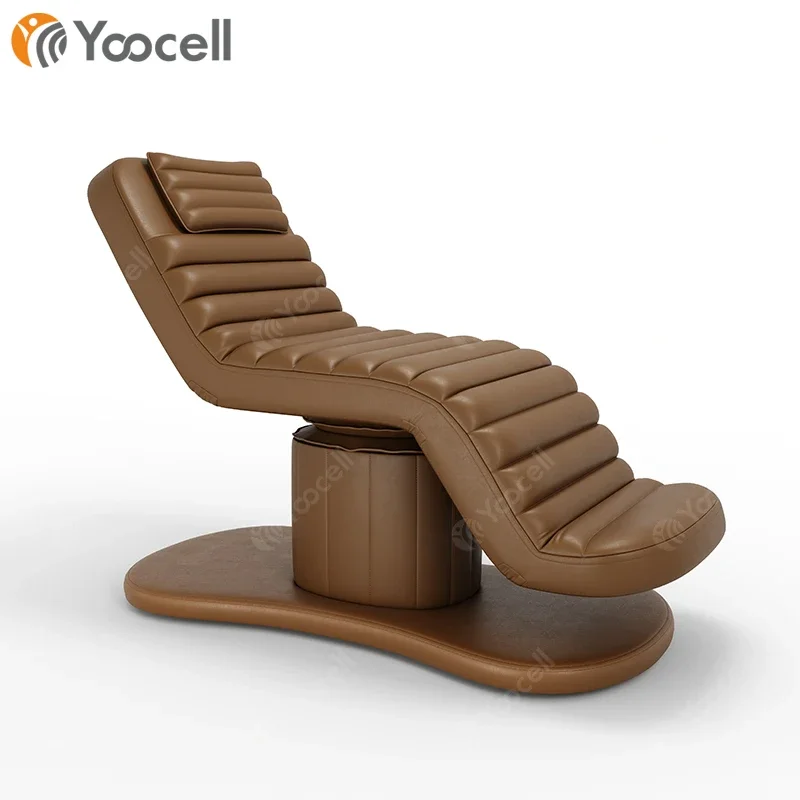 Yoocell-cama cosmética elétrica, cama spa beleza cílios, mesa de massagem facial, 4 motores, luxo moderno, 2022