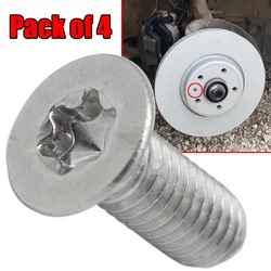 4X Hex Socket Countersunk Bolt FOR VW GOLF MK1 MK2 MK3 MK4 CADDY SCIROCCO Brake Rotor Disc Retaining Screw Stainless Steel Spare