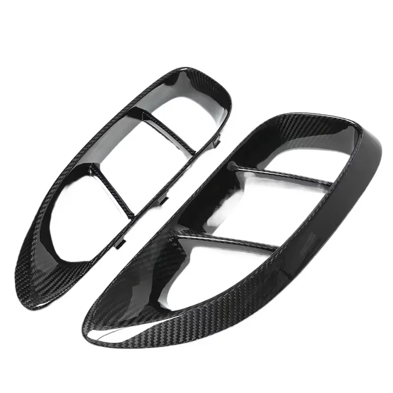 High Quality Dry carbon fiber outer air vent rear hood decorative frame suitable for For Cayman/718 Boxster