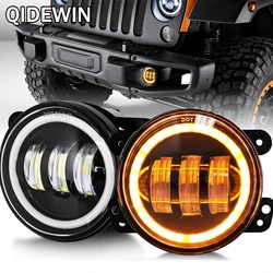 2PCS 30W 4Inch Round LED Fog Lights Passing Lamps For Dodge Journey 2009~2011 For Dodge Magnum 2005~2008