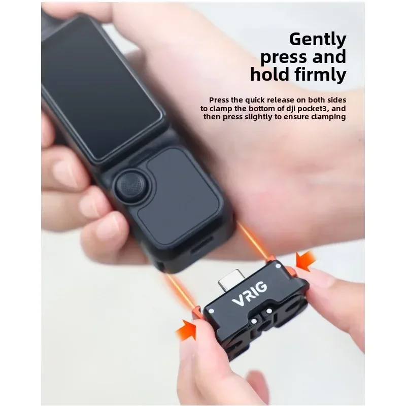 VRIG AC21 Multifunctional Upright Charging Base Quick Release Mount Adapter  for DJI OSMO Pocket 3
