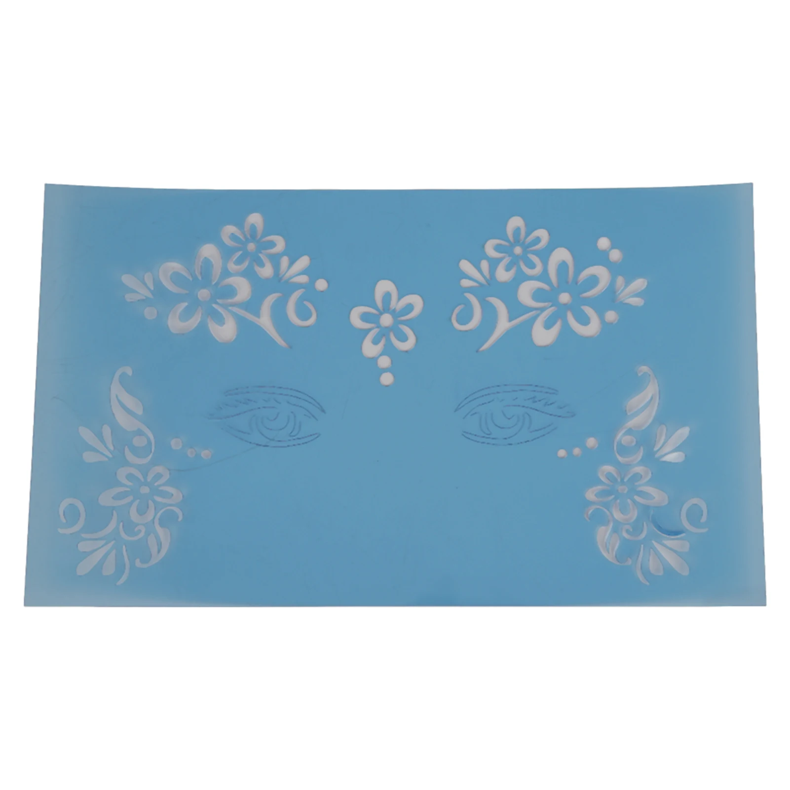 Stencil per pittura per il viso da 10 fogli PET Holiday Halloween Makeup Modello per pittura per il viso per stencil per il viso per spettacoli teatrali