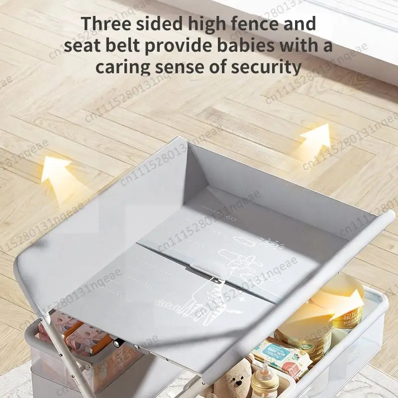 Multifunctional Luxury Portable Foldable 2-in-1 Baby Diaper Changing Table