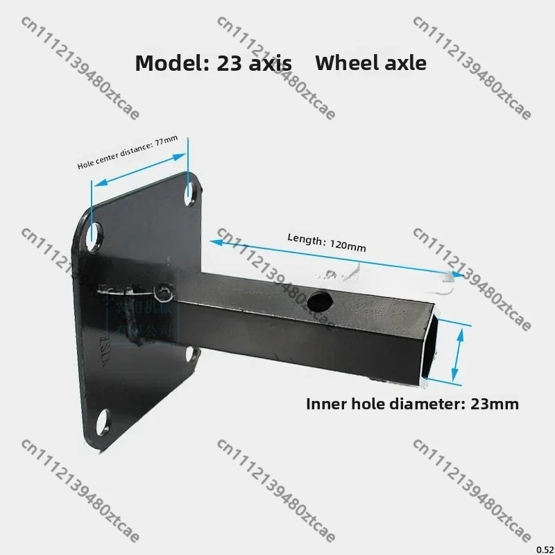 Air Cooled Diesel & Gas Engine Micro Tiller Accessories, 23/32 Axis Lengthened WheelAxleFarmMachineryTireAxleReplacement Parts