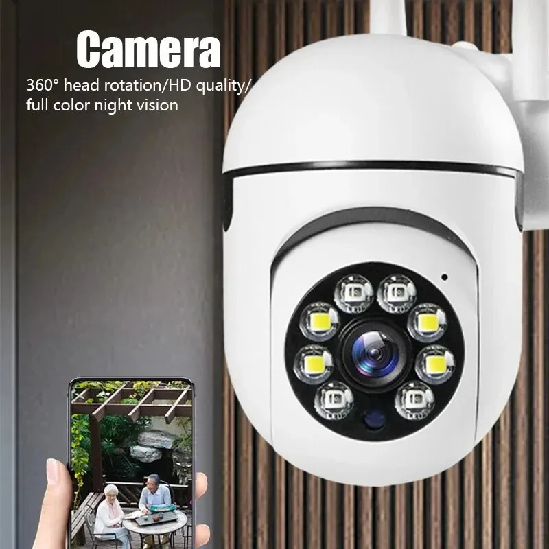 Home 1080P CAM Application PTZ Camera 1MP WiFi Camera Home Security Camera with Night Vision Bidirectional Audio 2.4GHz