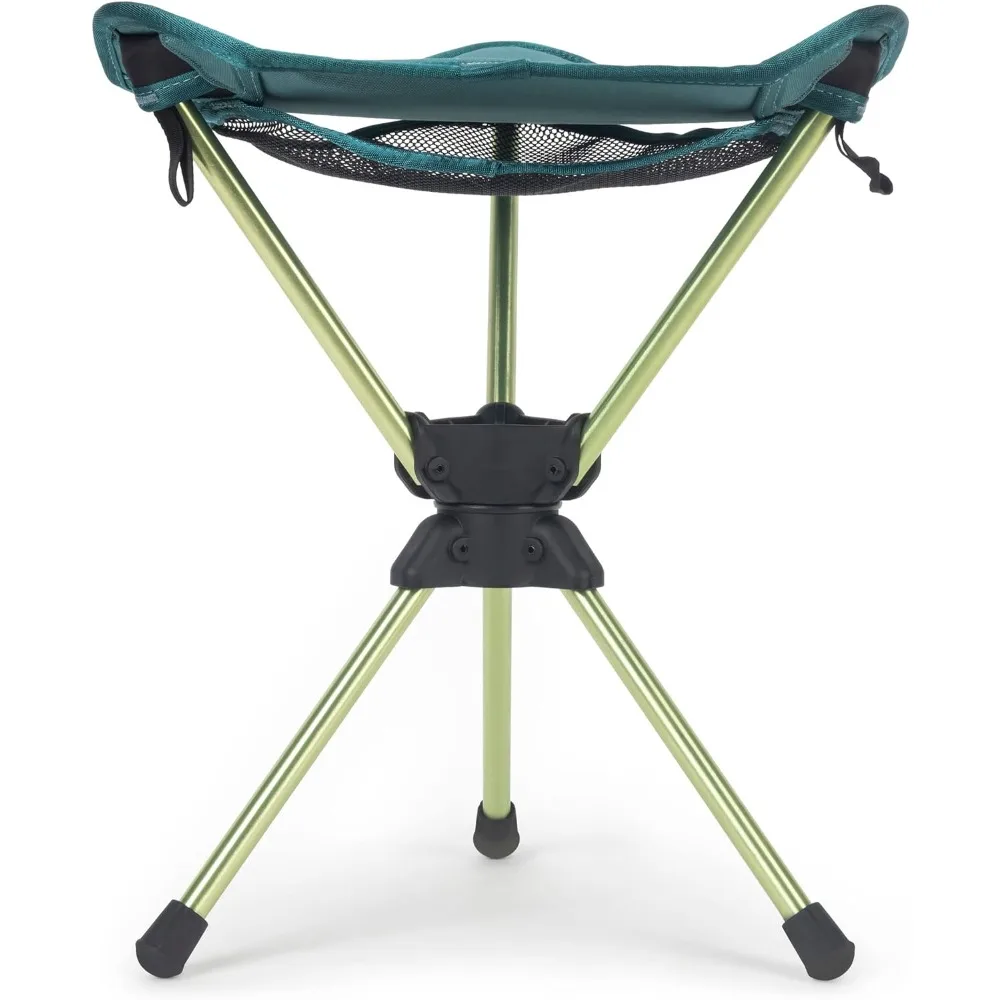 Compass 360° Stool Compact Portable Swivel Stool | Lightweight, Rotating, Foldable | Outdoor Travel Gear Camping, Camping stool