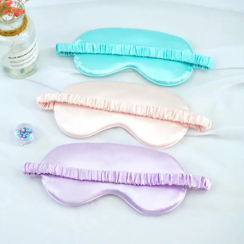 1Pc Eyeshade Sleeping Eye Mask Cover Eyepatch Blindfold Solid Portable New Rest Relax Eye Shade Cover Soft Pad