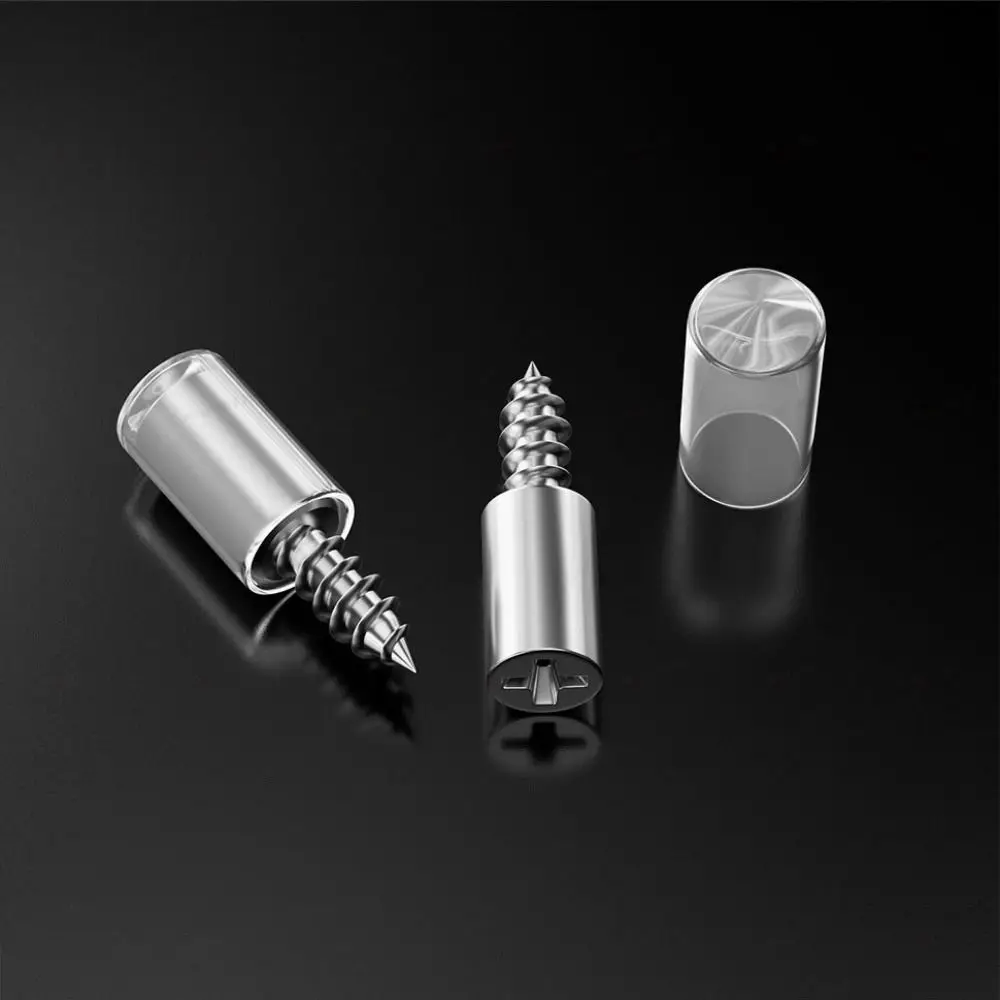 100Pcs Anti-Slip Rubber Sleeve Laminate Support Screw Heavy Duty Sturdy Self-Tapping Screws Multifunction Phillips Head