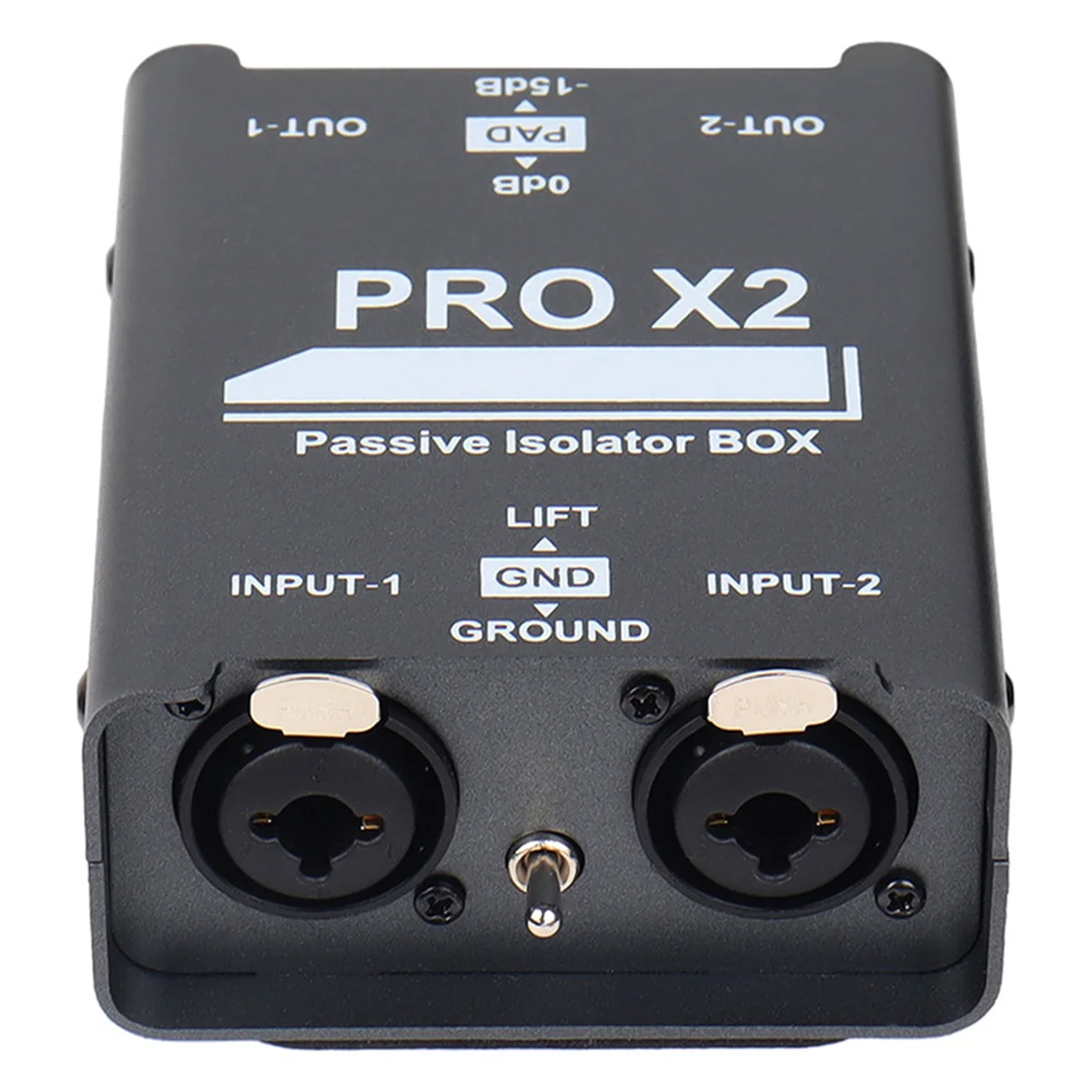 Supernew  New 2-Way Audio Isolator, Audio Current Eliminator, XLR 6.5, Permalloy Isolator, Mixer Live Broadcast
