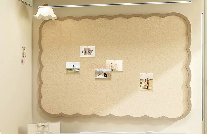 1pcs Polaroid Family Photo Display Wall Felt Wall Stickers Background Board Photo Frame Combination Photo Wall
