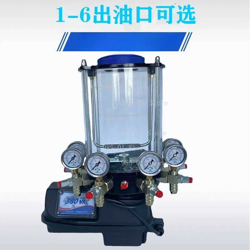 Progressive electric grease pump, automatic central lubrication system for excavators and loaders