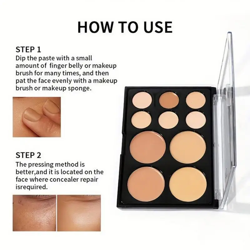 Contouring Tray Body Highlight Contouring Tray Color Correcting Concealer Palette Matte Shine Powder Highgloss Palette Cosmetics