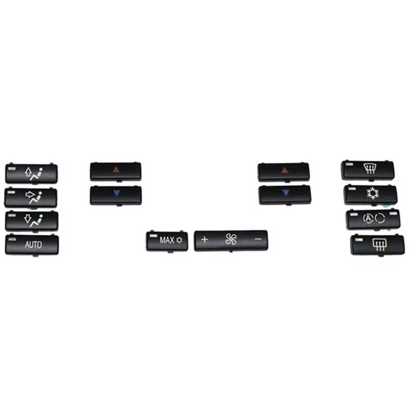 

AC54-For BMW E39 E53 525I 530I 540I M5 X5 14 Button Key Cover Car Air Conditioner A/C Control Panel Switch 6411692-4315