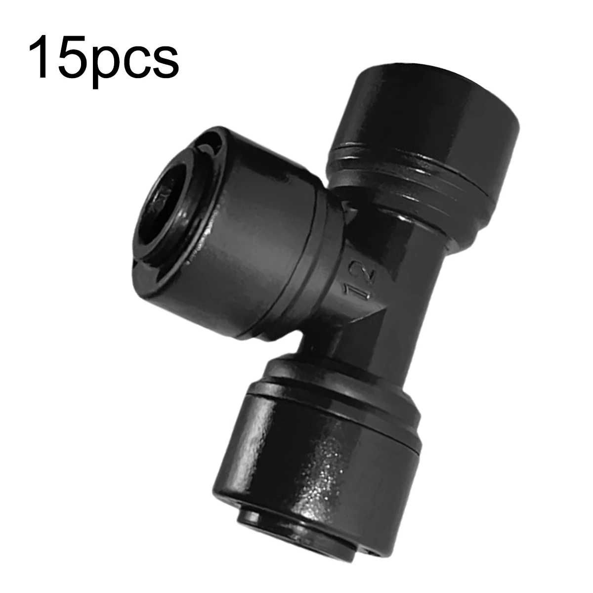 

15Pcs Practical 1/4-Inch Drip Irrigation Tee Connectors Vital Components for Efficient Sprinkler Irrigation Systems