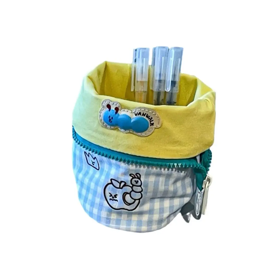 Creative Large Capacity Pen Bag Cartoon Fruits Multifunctional Storage Bag Pen Box Gift