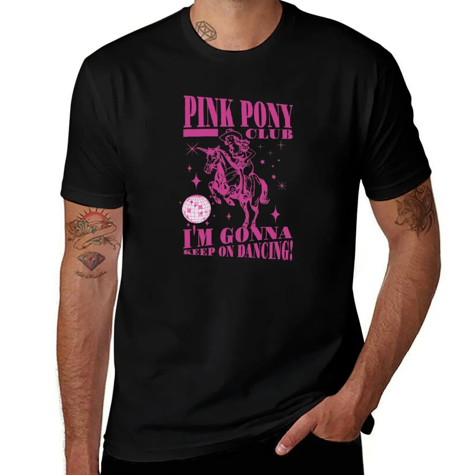 Pink Pony Club im Gonna T-Shirt Daily Wear Plain Short Sleeve Shirt T-Shirt