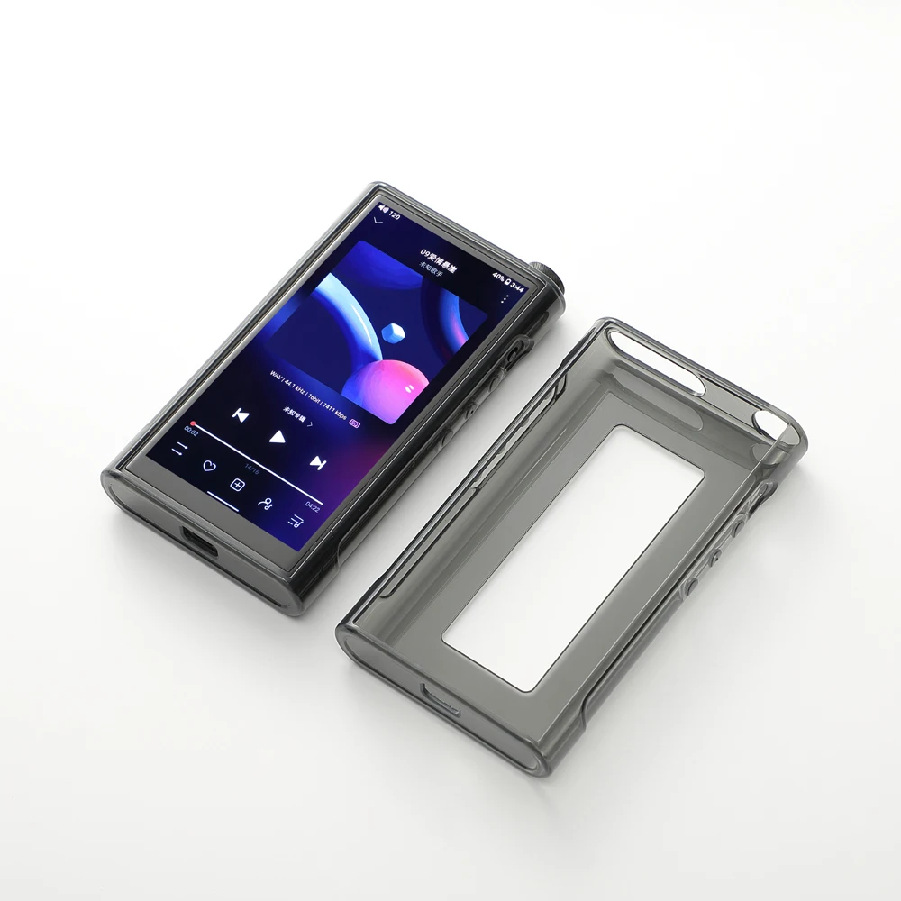 Soft Tpu Clear Crystal Protective Shell Skin Case Cover for FiiO M15S