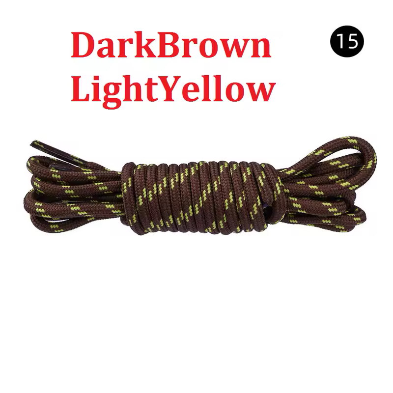 5MM Round Shoelaces Flower Dots Solid Laces Polyester Shoelaces Matching Sports Shoes Tooling Martin Boots Hiking Shoelaces - Image 10