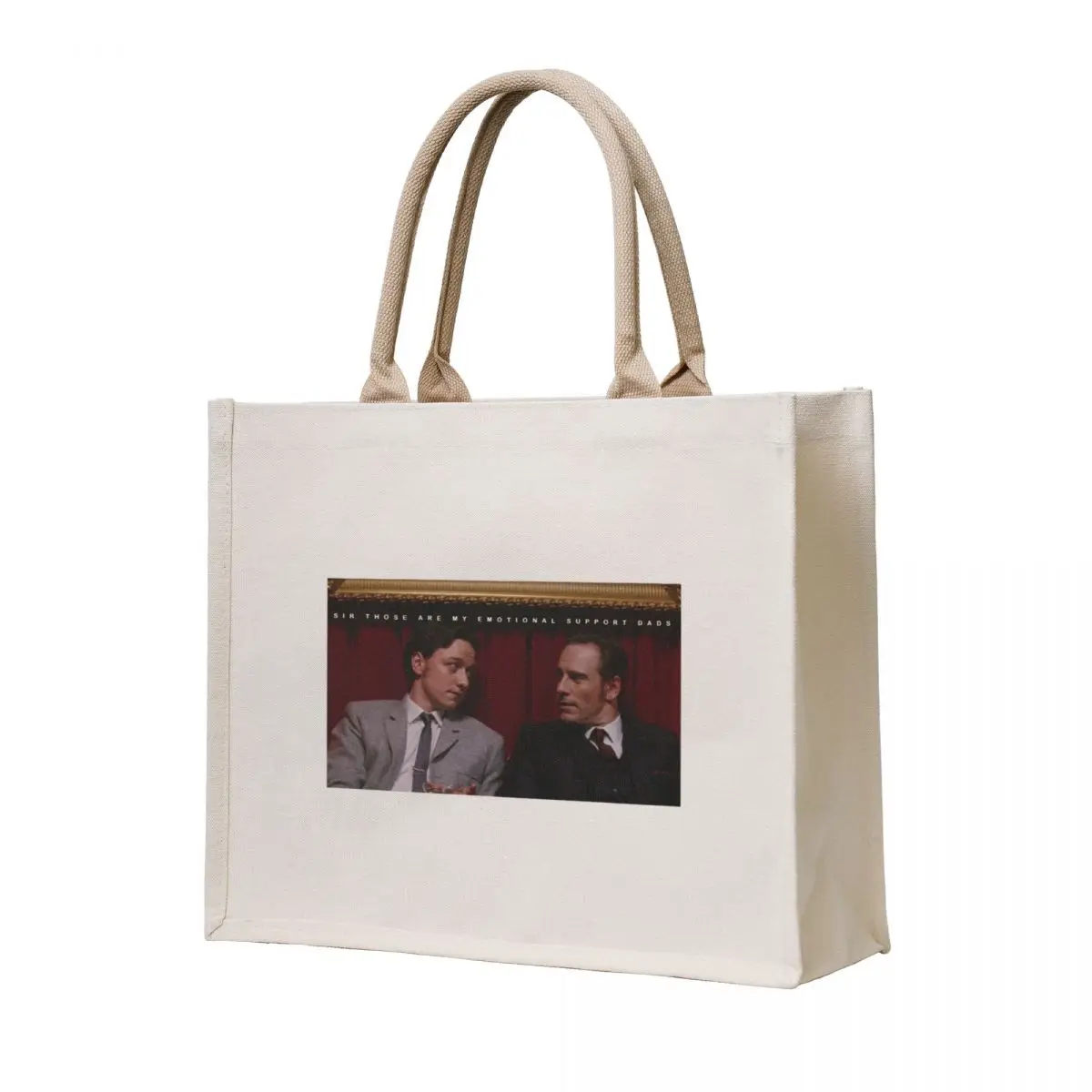 

sir those are my emotional support dads Tote Bag Fabric bag university shopper bag woman shopping