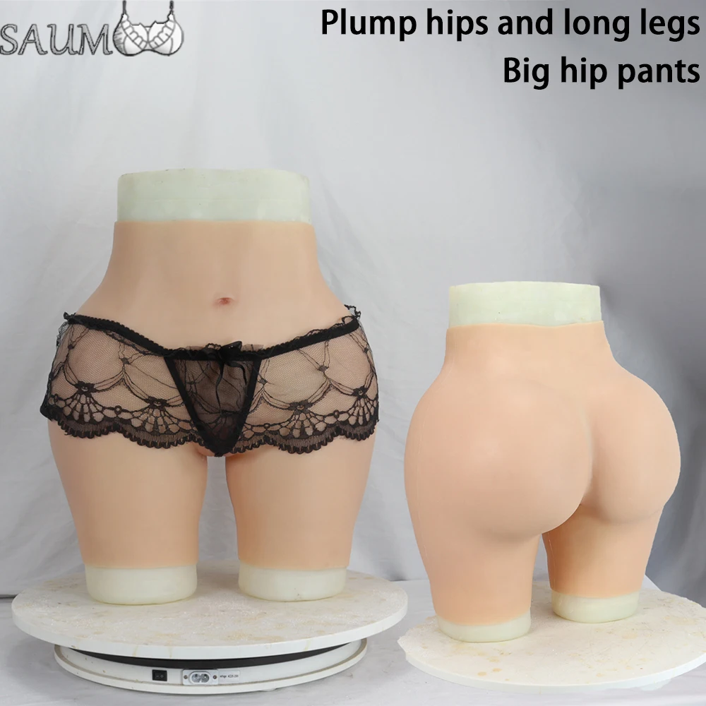 Silicone Realistic Fake Vagina Pants Full Buttocks Fake Feminine Products Fake Vagina Can Be Inserted Fake Lift Buttock Butt