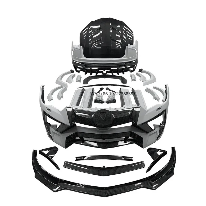 FRP Mixed Carbon Fiber mansory Body Kit Urus Body Shell with Hood for Urus