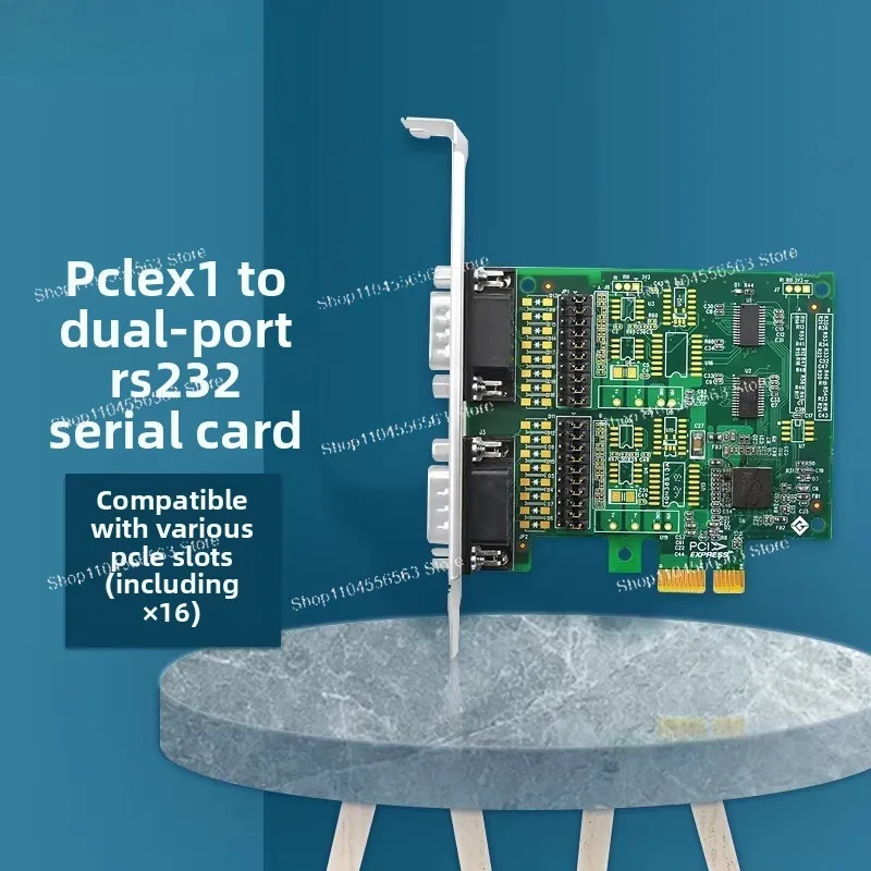 **2-Port Pcie RS232…