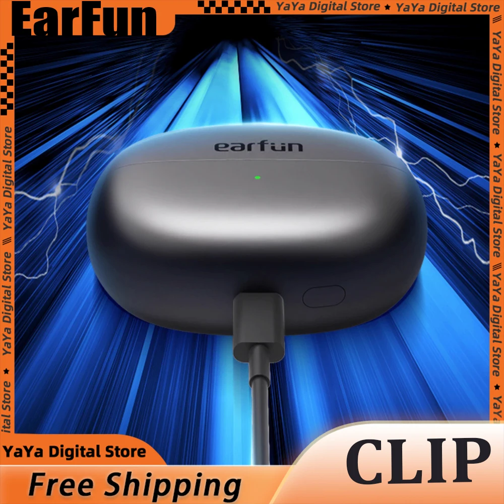 EarFun Clip écouteur sans fil Bluetooth crochet d'oreille 2 micro AI ENC LDAC Transmission sonore directionnelle écouteurs faible retard casque EarFun Clip écouteur sans fil Bluetooth crochet d'oreille 2 micro AI ENC LDAC Transmission sonore directionnelle écouteurs faible retard casque