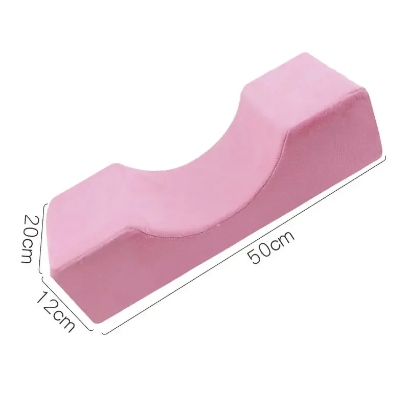 Ergonomic Lash Pillow - Memory Foam Neck Support with Storage Pocket, Portable Eyelash Extension Pillow for Salon & Home Use